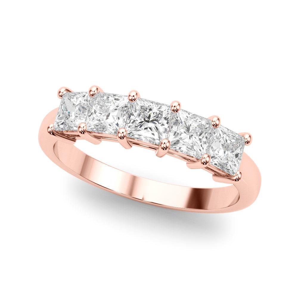 Meilleure Five Stone Band 1.0Ctw - Ring - gemstone - jewelry