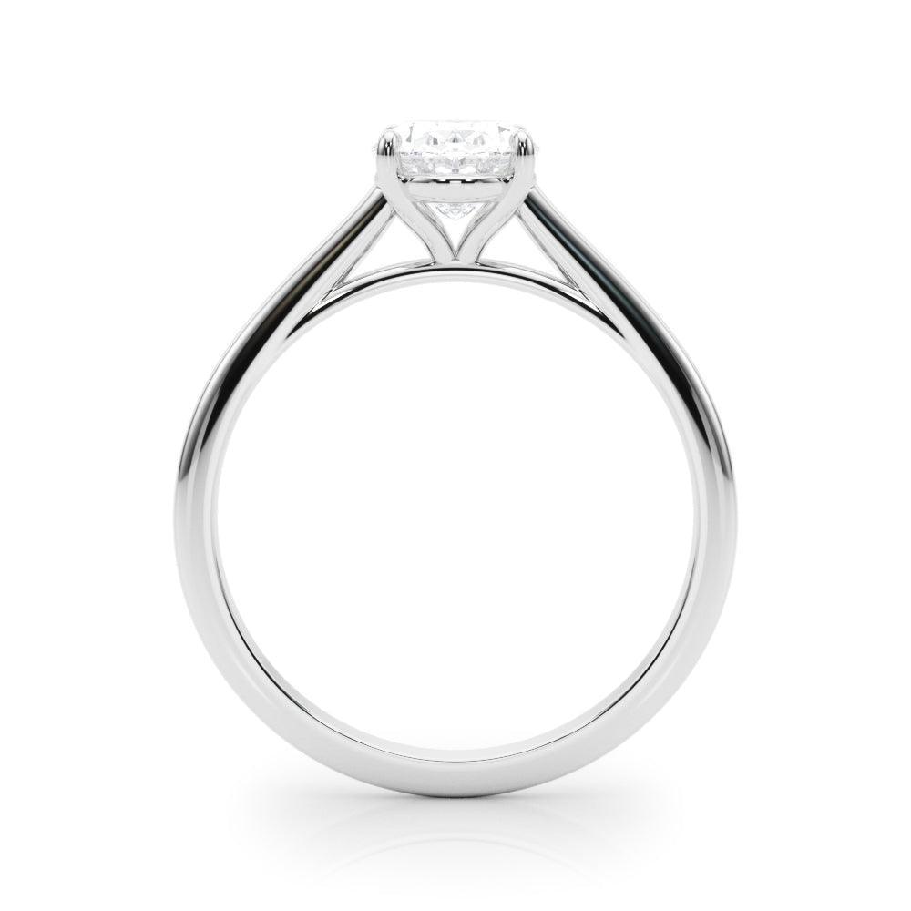 Michelle Oval Engagement Ring - 1.0 Ct IGI Certified - Ring - gemstone - jewelry