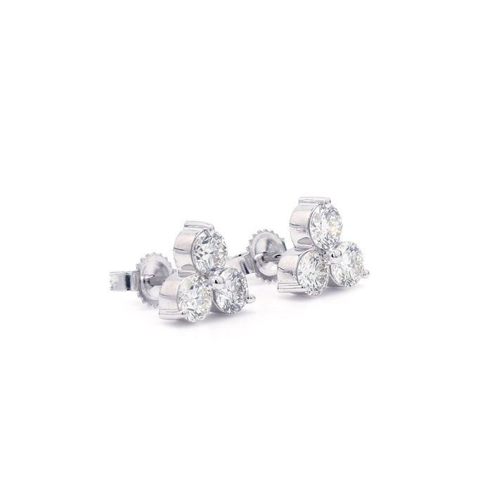 Monica Earrings 1.00 Ct. T.W. - New World Diamonds - Earrings
