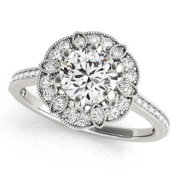 Moriah Halo Engagement Ring - New World Diamonds - Ring