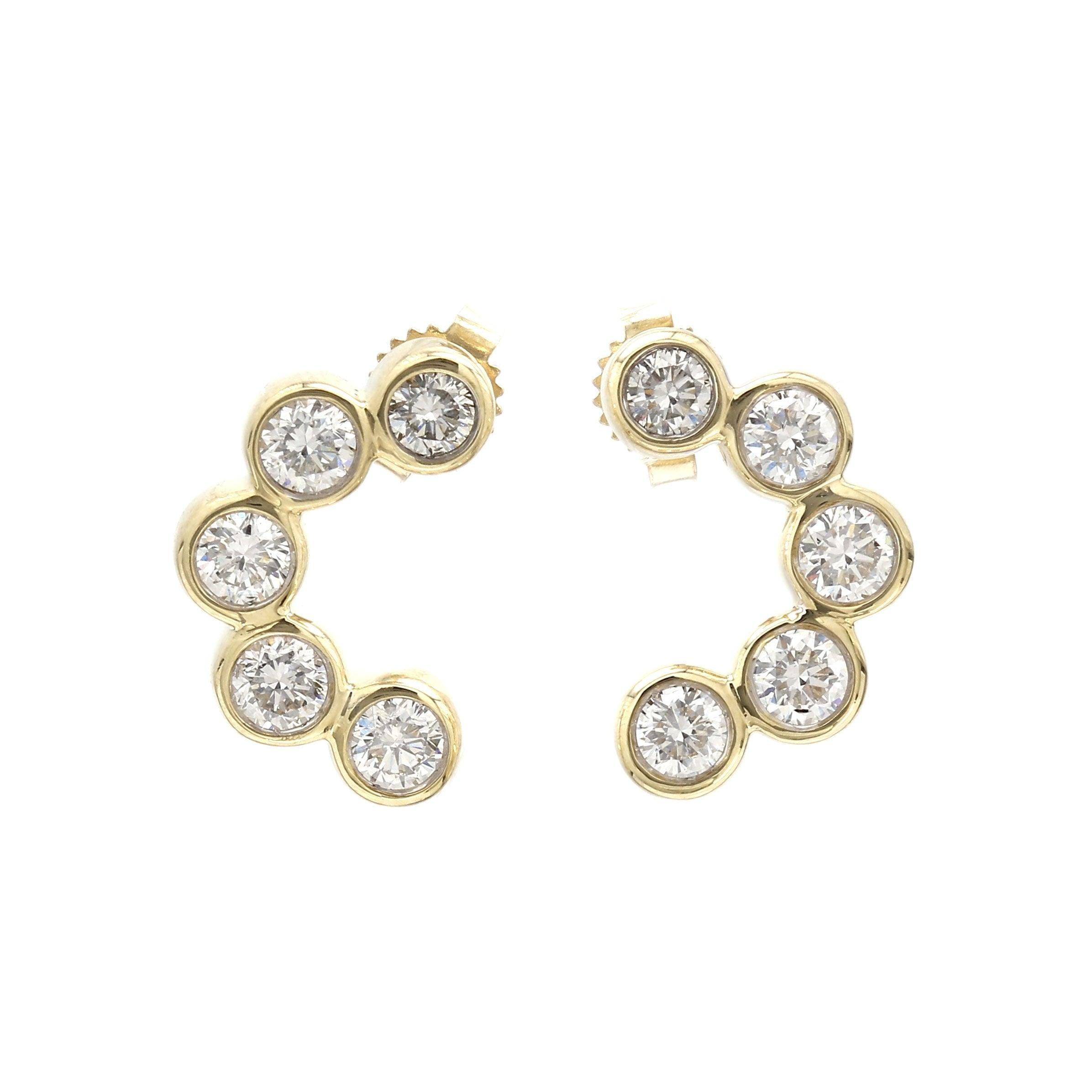 Odessa Earrings 1.00 Ct. T.W. - New World Diamonds - Earrings