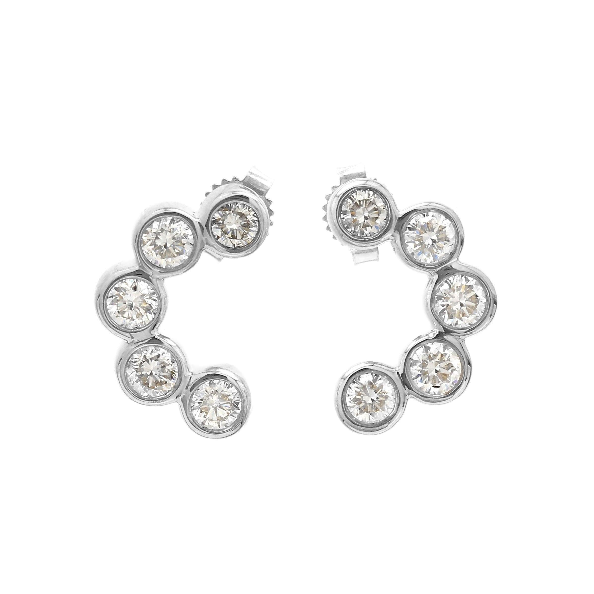 Odessa Earrings 1.00 Ct. T.W. - New World Diamonds - Earrings
