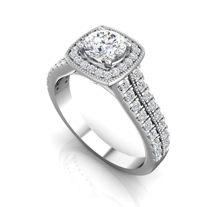 Olene Bridal Set - 1 5/6 Ct. T.W. 14K IGI Certified I-VS - New World Diamonds - BridalSets