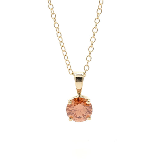 Patty Pendant - 3/4 Ctw. Orange - Pendant - gemstone - jewelry