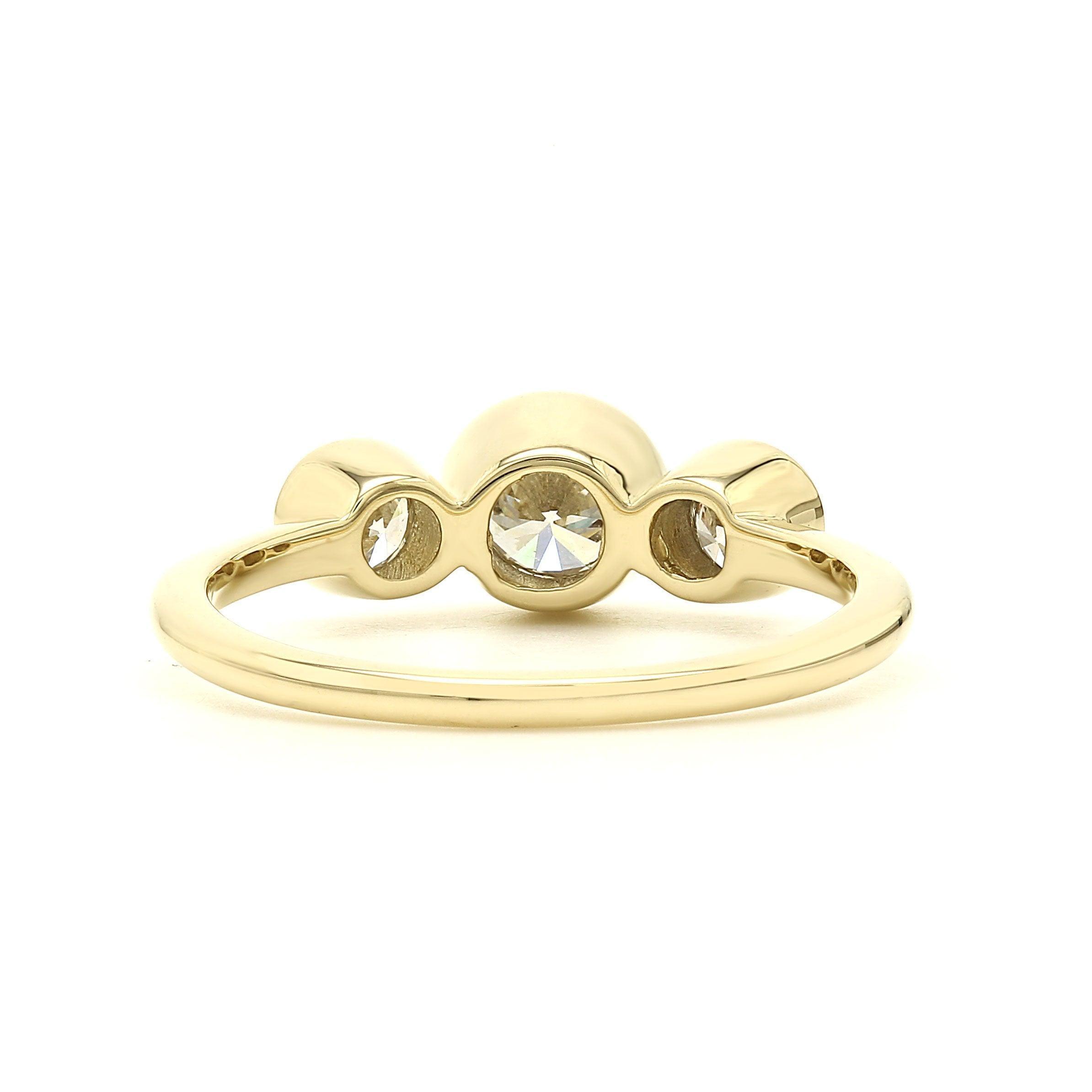 Penny Ring - 3/4 Ct. T.W. - New World Diamonds - Ring