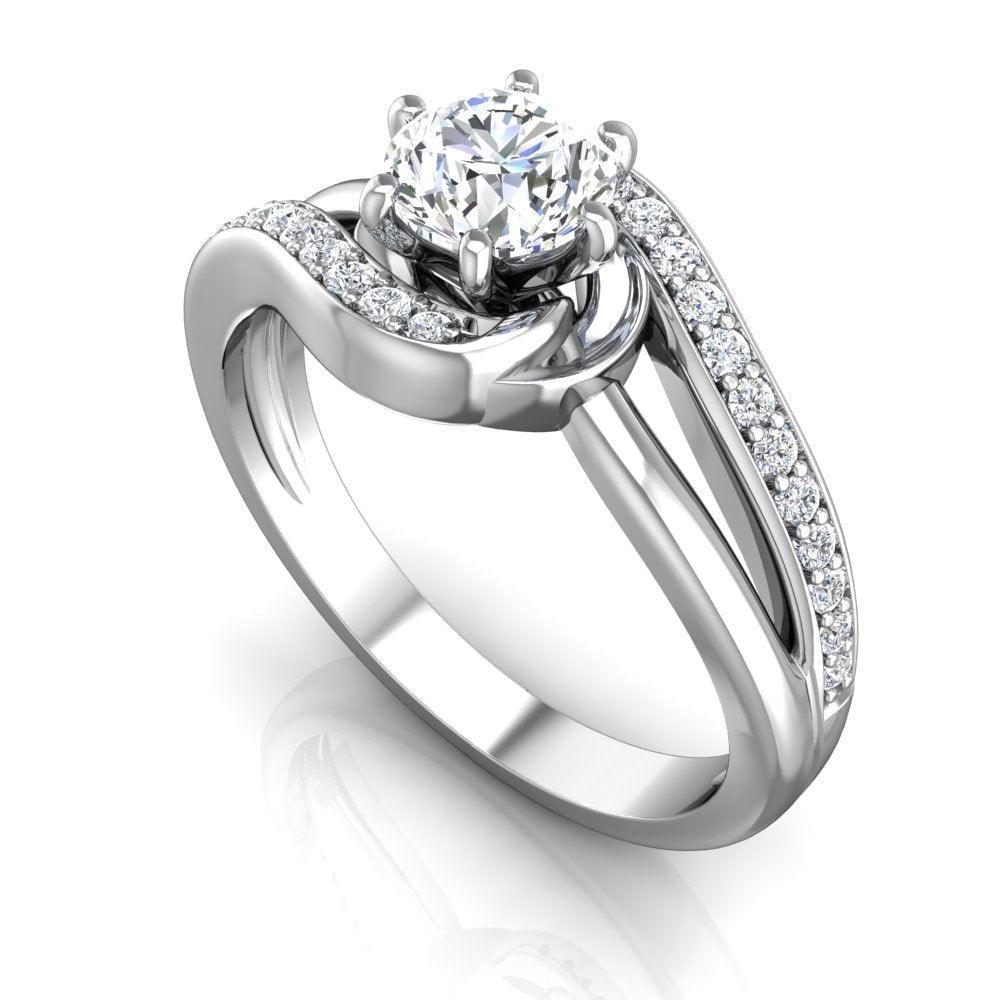 Philomena Bridal Set - 1 2/5 Ct. T.W. 14K IGI Certified I-VS - New World Diamonds - BridalSets