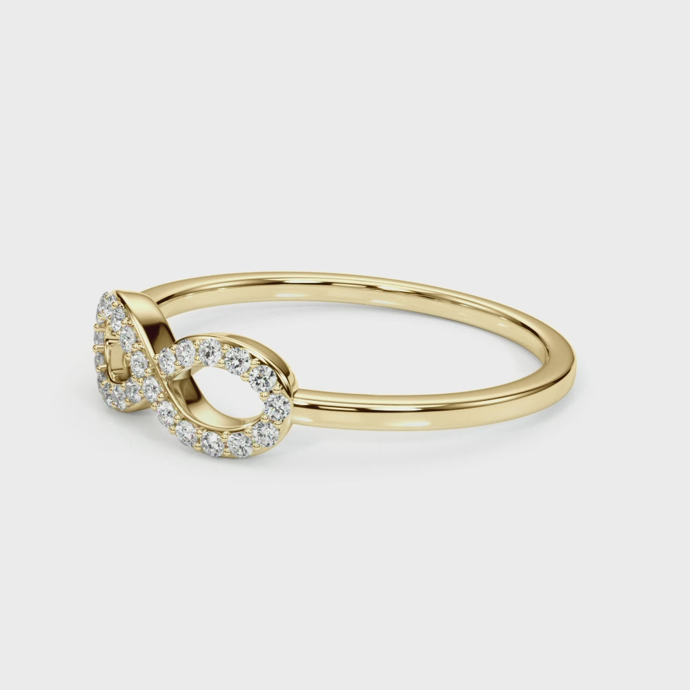 Diamond Infinity Ring