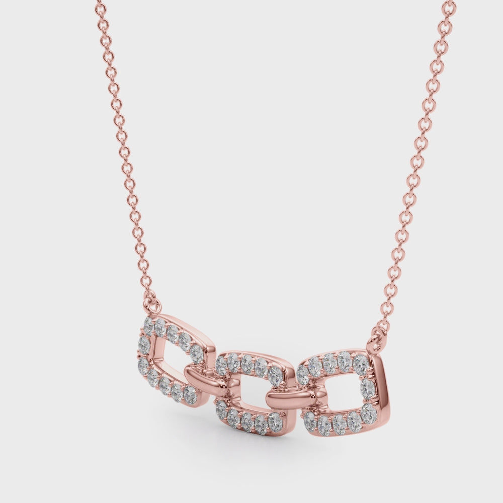 Buckle Link Fashion Necklace