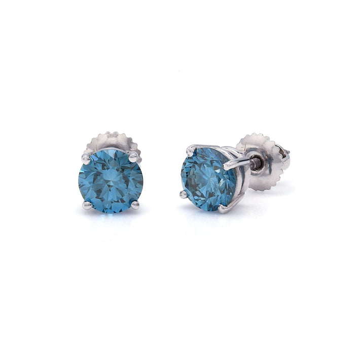 Rachel Earrings 2.00 Ct. T.W. IGI Certified - New World Diamonds - Earrings