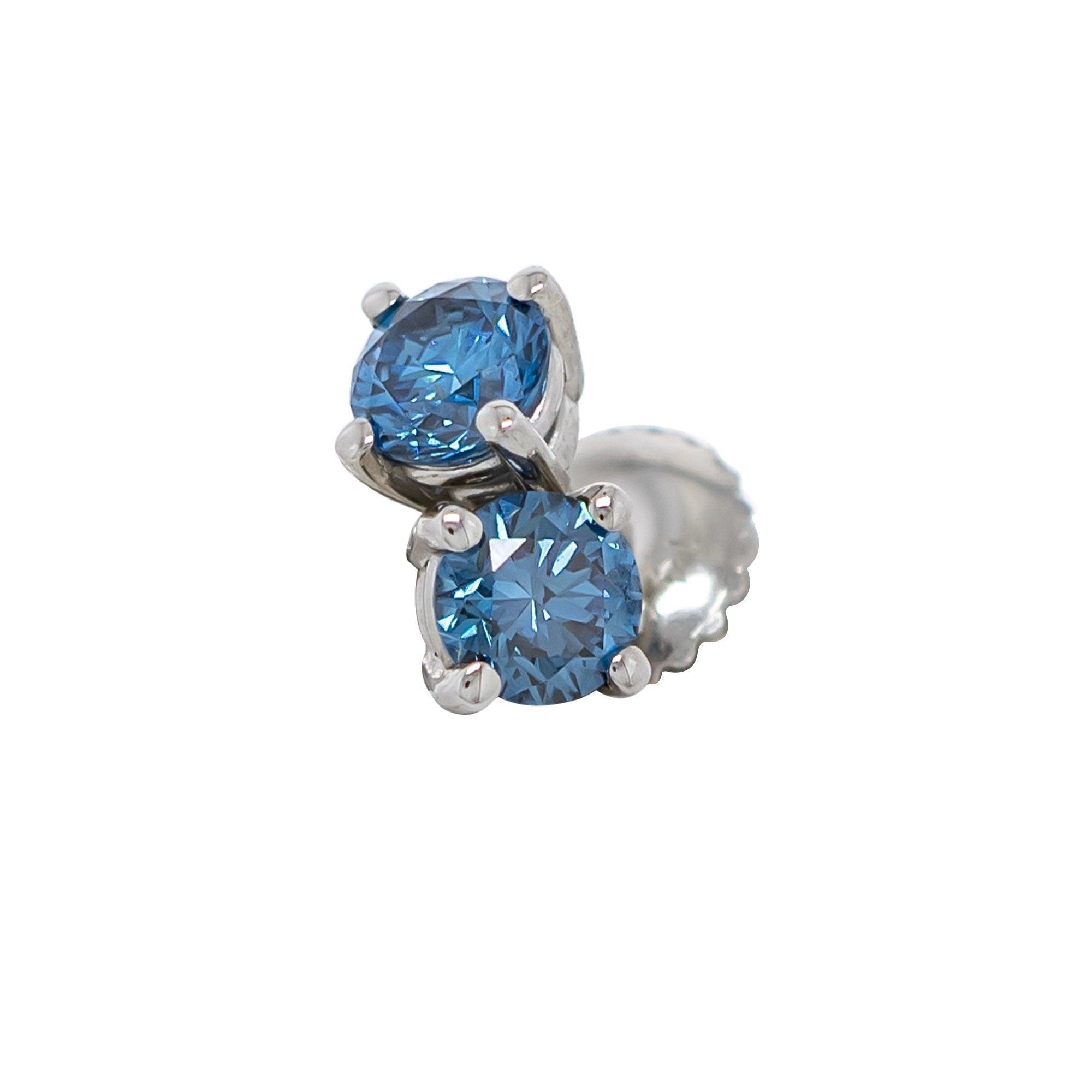 Rachel Earrings 3/4 Ct. T.W. IGI Certified - Earrings - gemstone - jewelry