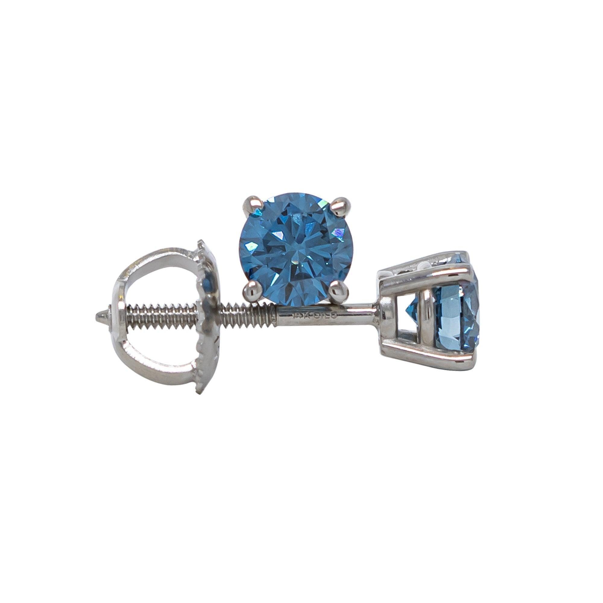 Rachel Earrings 3/4 Ct. T.W. IGI Certified - Earrings - gemstone - jewelry