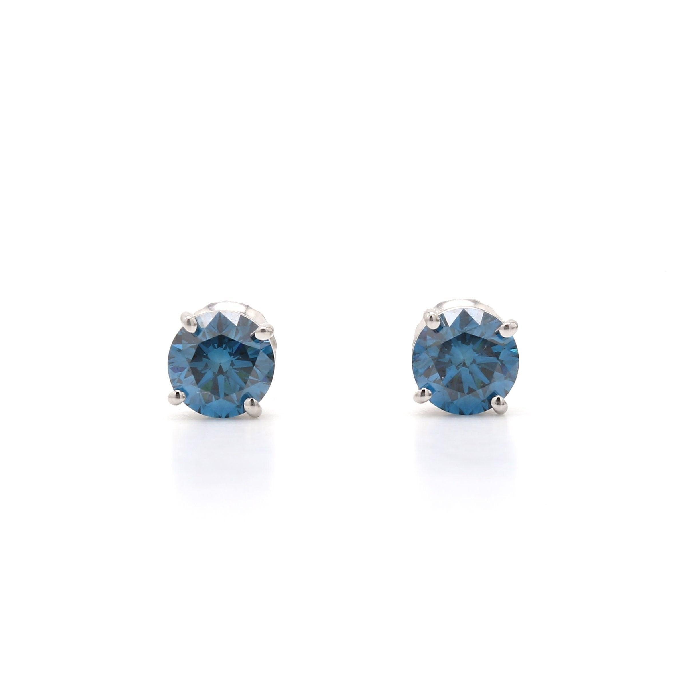 Rachel Earrings 3/4 Ct. T.W. IGI Certified - Earrings - gemstone - jewelry