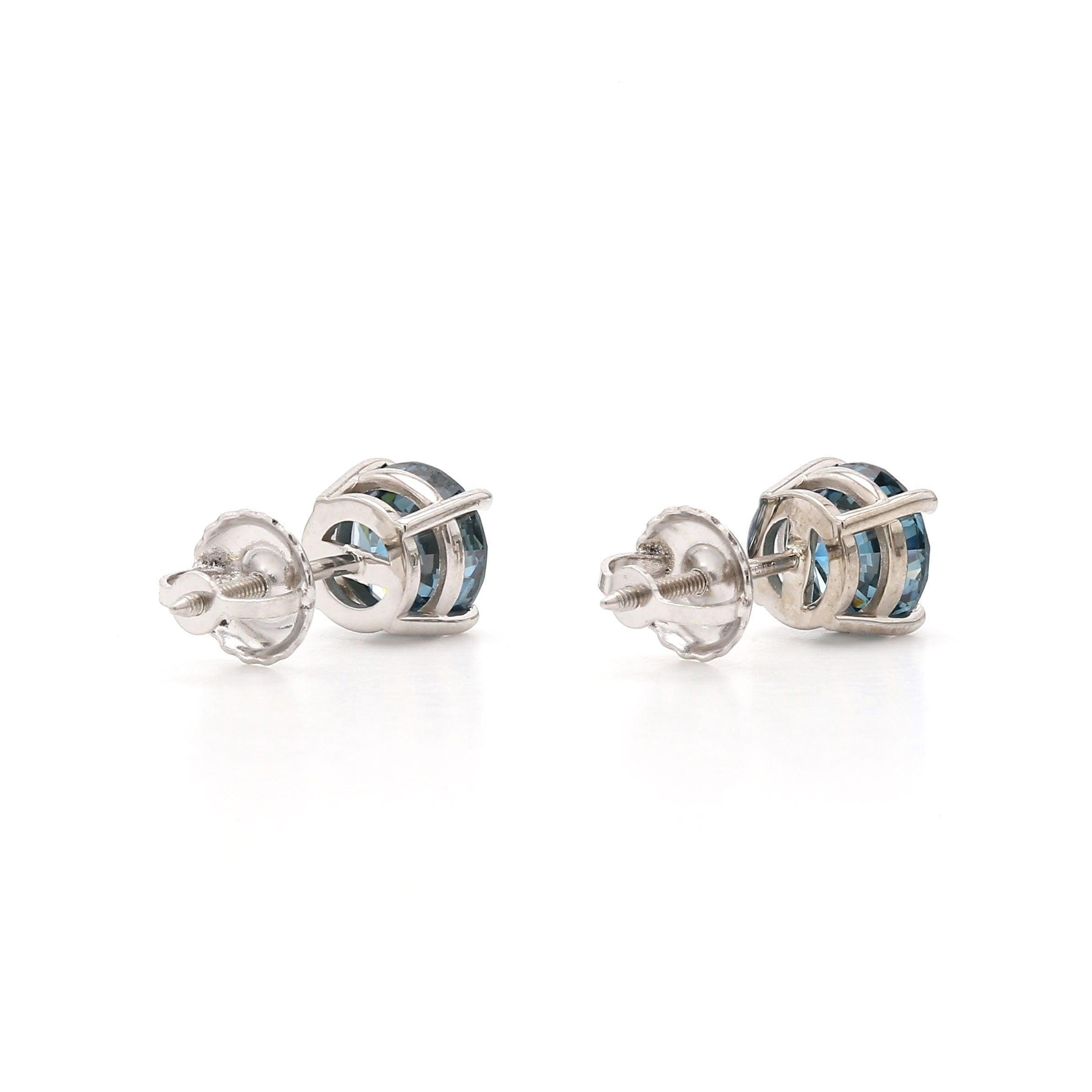 Rachel Earrings 3/4 Ct. T.W. IGI Certified - Earrings - gemstone - jewelry