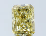 Loose 3.02 Carat Vivid Yellow VS1 IGI Certified Lab Grown Radiant Diamonds