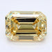 Loose 2.52 Carat Intense Yellow SI1 IGI Certified Lab Grown Emerald Diamonds