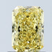 Loose 1.05 Carat Vivid Yellow VVS2 IGI Certified Lab Grown Radiant Diamonds