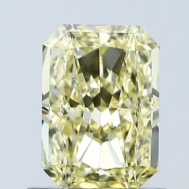 Loose 1.04 Carat Intense Yellow VVS2 IGI Certified Lab Grown Radiant Diamonds