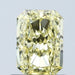 Loose 1.04 Carat Intense Yellow VVS2 IGI Certified Lab Grown Radiant Diamonds