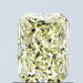 Loose 1.05 Carat Fancy Yellow VS1 IGI Certified Lab Grown Radiant Diamonds