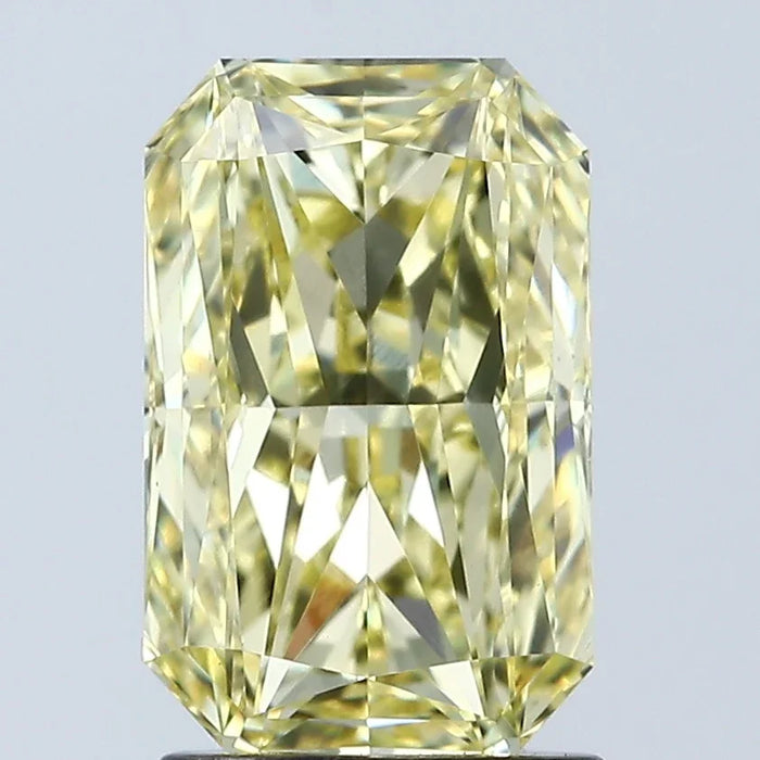 Loose 2.05 Carat Vivid Yellow VS1 IGI Certified Lab Grown Radiant Diamonds