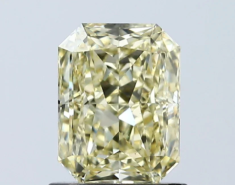Loose 1.11 Carat Fancy Yellow VS2 IGI Certified Lab Grown Radiant Diamonds
