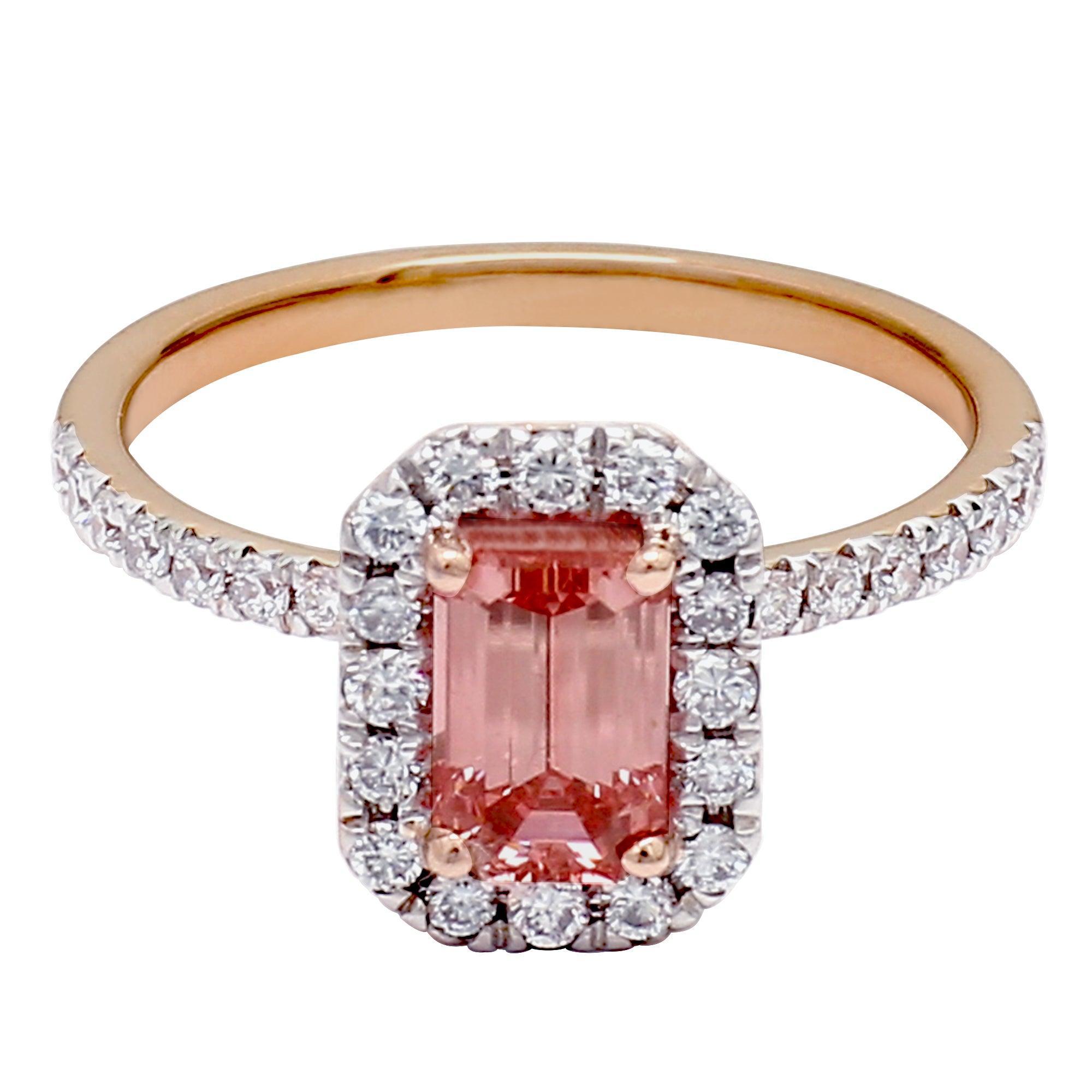 Suzanne Ring - 1.70 Ct. T.W. Pink - Ring - gemstone - jewelry