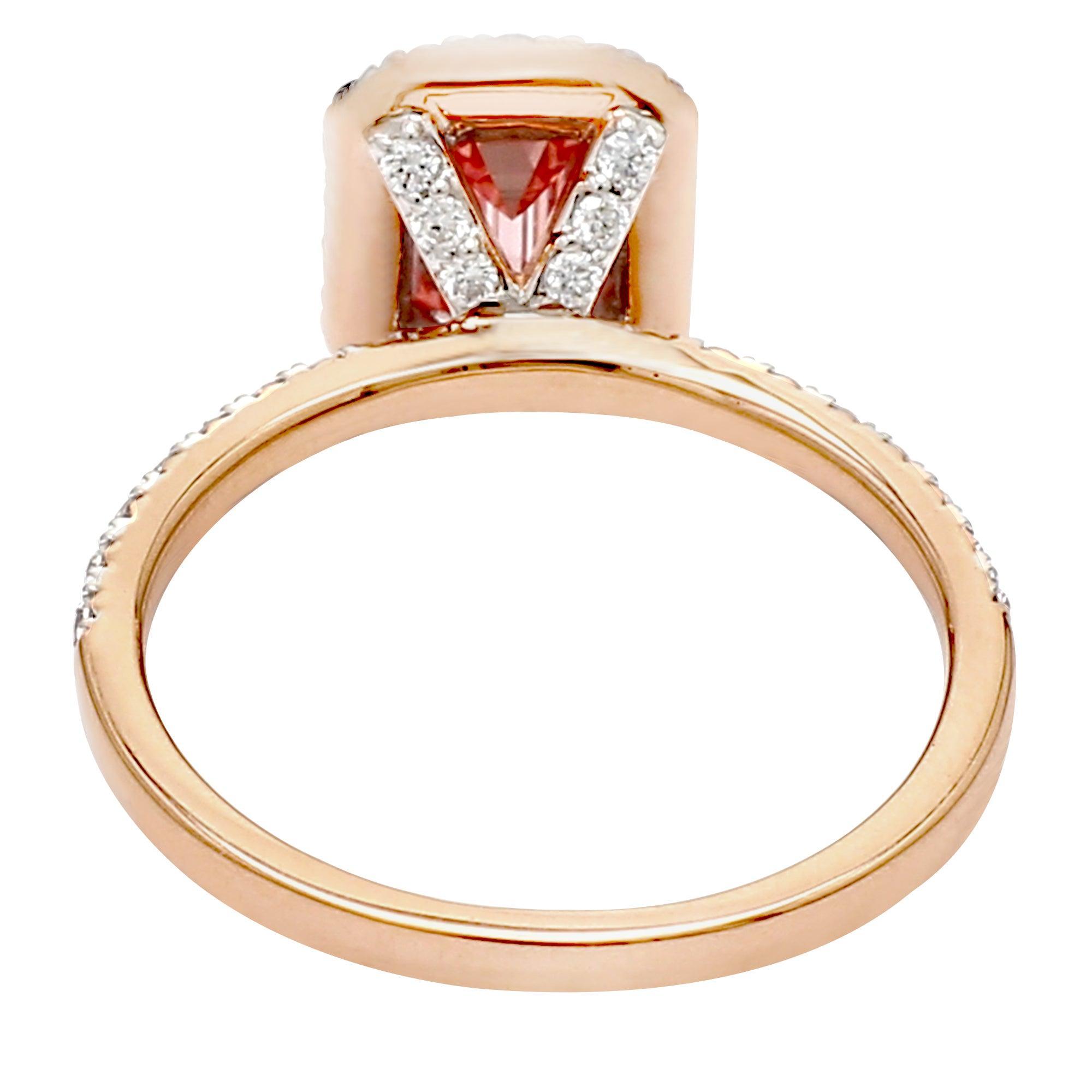 Suzanne Ring - 1.70 Ct. T.W. Pink - Ring - gemstone - jewelry