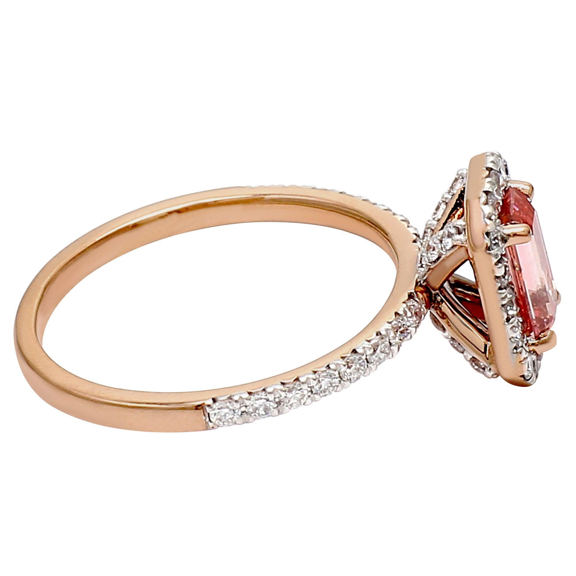 Suzanne Ring - 1.70 Ct. T.W. Pink - Ring - gemstone - jewelry