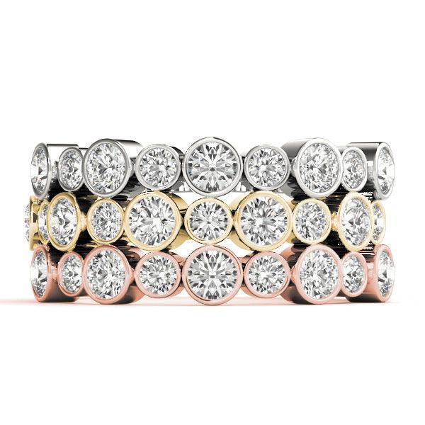 Taylor Bezel Band - Ring - gemstone - jewelry