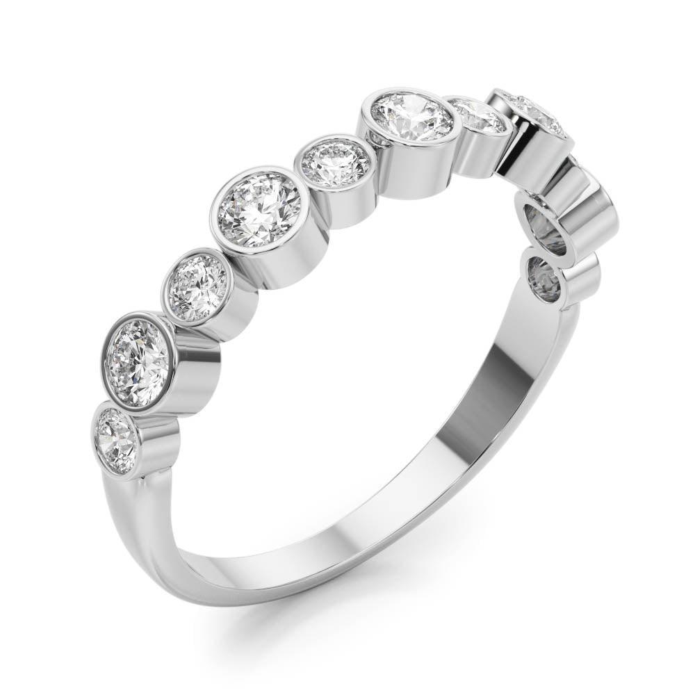 Taylor Bezel Band - Ring - gemstone - jewelry