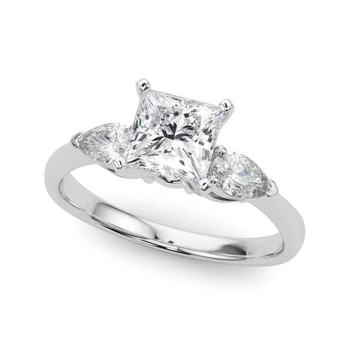 Teena 3 Stone Setting - New World Diamonds - Settings