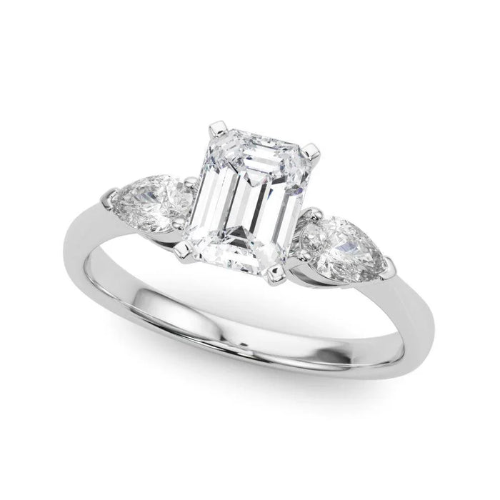 Teena 3 Stone Setting - New World Diamonds - Settings