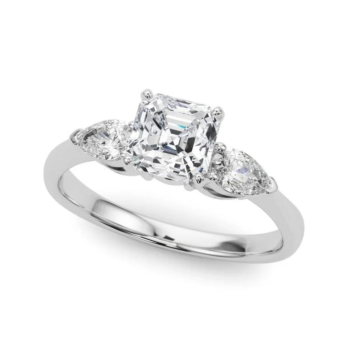 Teena 3 Stone Setting - New World Diamonds - Settings