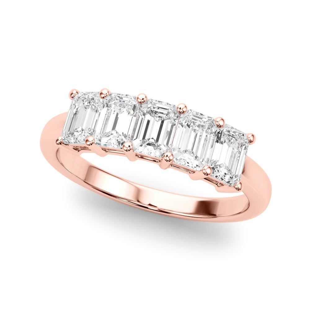 Tesoro Five Stone Ring 1 1/4Ctw - Ring - gemstone - jewelry