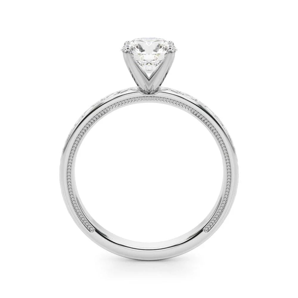 Tiana Solitaire Setting - Settings - gemstone - jewelry