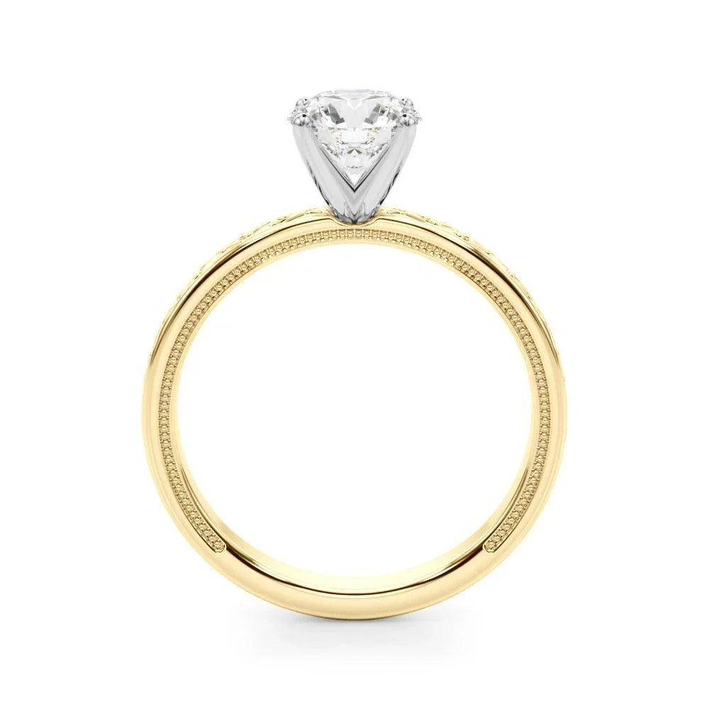 Tiana Solitaire Setting - Settings - gemstone - jewelry