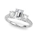 Tina 3 Stone Setting - New World Diamonds - Settings