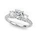Tina 3 Stone Setting - New World Diamonds - Settings