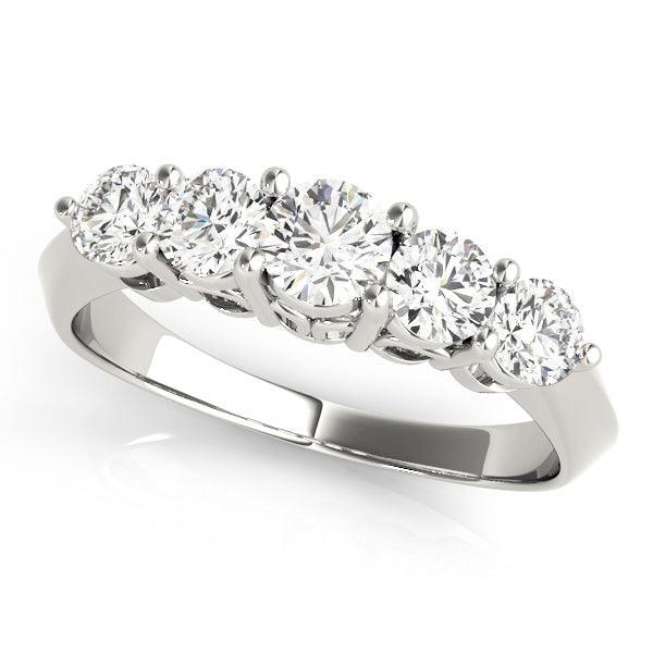 Tori Five Stone Band 1.0Ctw - Ring - gemstone - jewelry