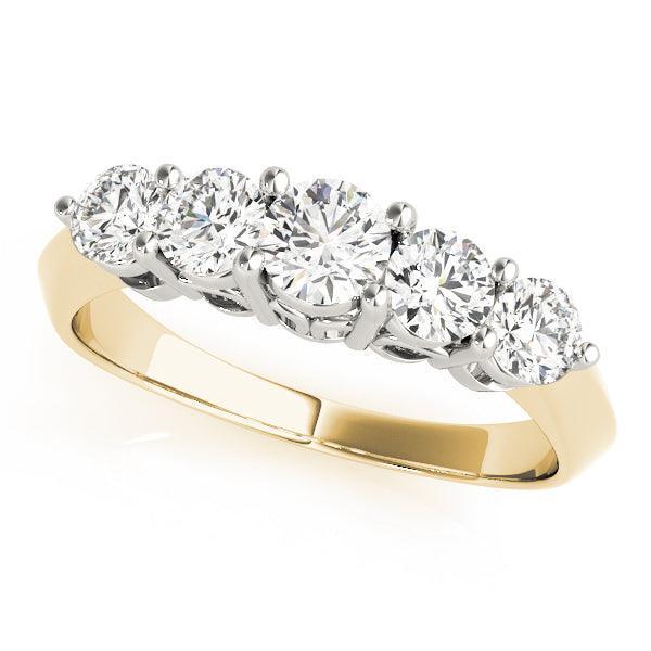 Tori Five Stone Band 1.0Ctw - Ring - gemstone - jewelry