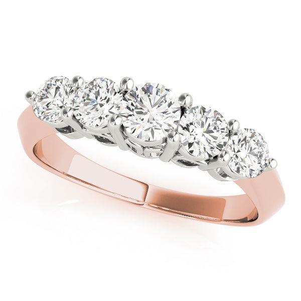 Tori Five Stone Band 1.0Ctw - Ring - gemstone - jewelry