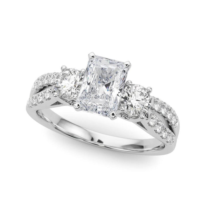 Tracy 3 Stone Setting - New World Diamonds - Settings
