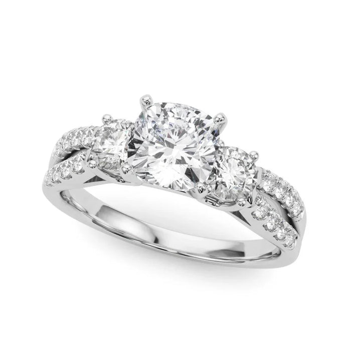 Tracy 3 Stone Setting - New World Diamonds - Settings