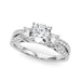 Tracy 3 Stone Setting - New World Diamonds - Settings