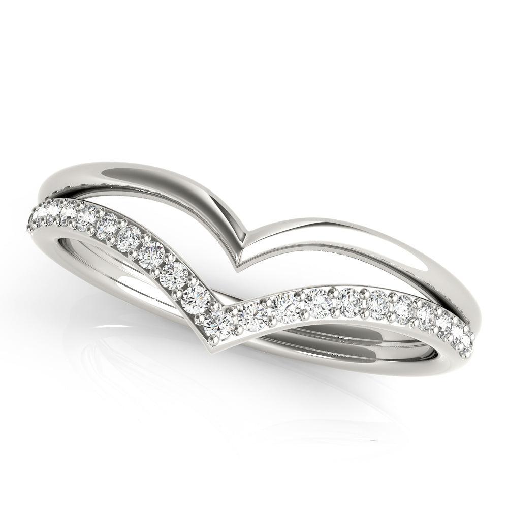 Vanessa Chevron Duo Band - Ring - gemstone - jewelry