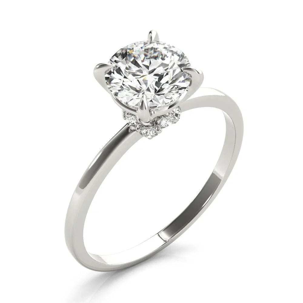 Vintage Alberta Engagement Ring 1/2 Ct IGI Certified - Ring - gemstone - jewelry