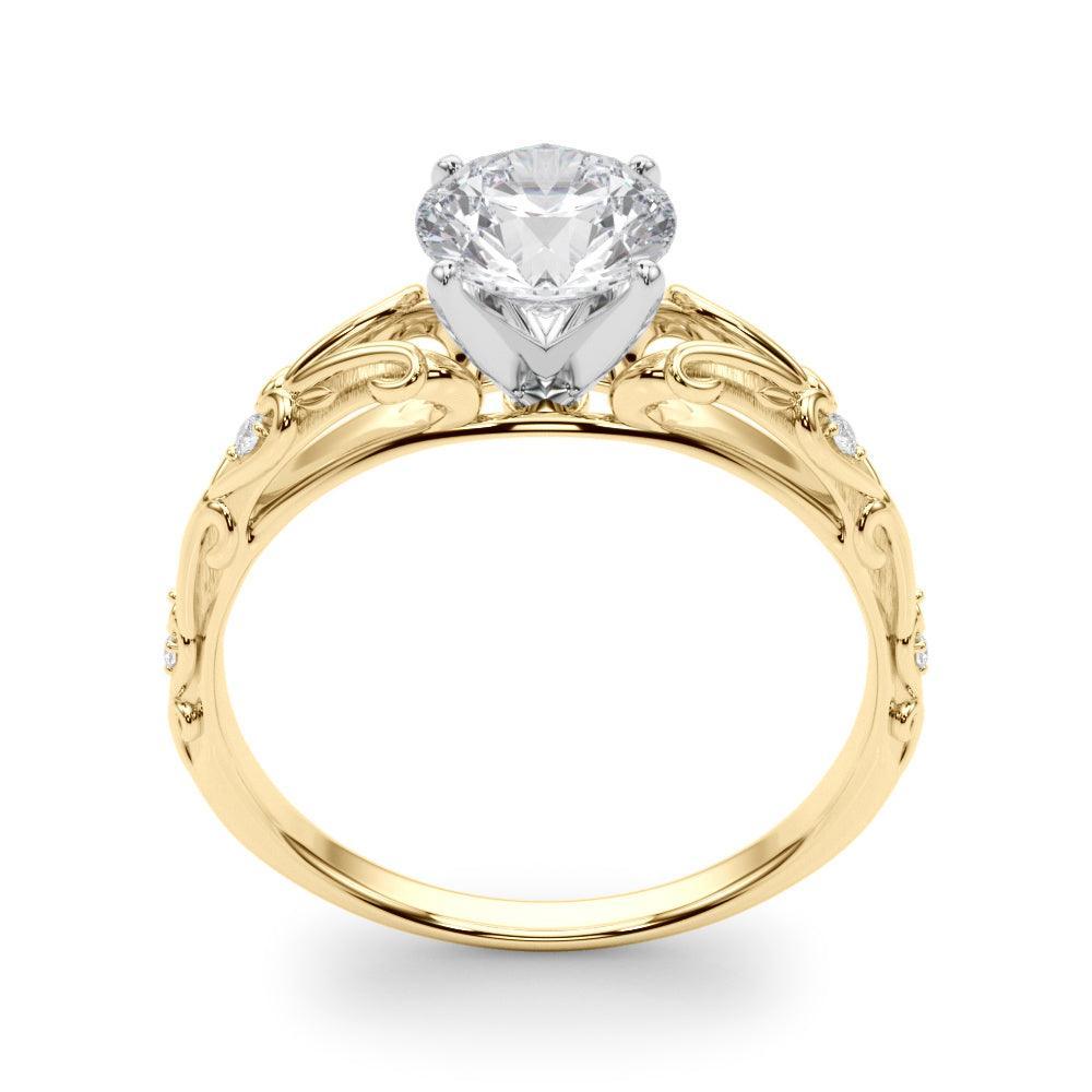 Vintage Arlene Engagement Ring 1/2 Ct IGI Certified - Ring - gemstone - jewelry