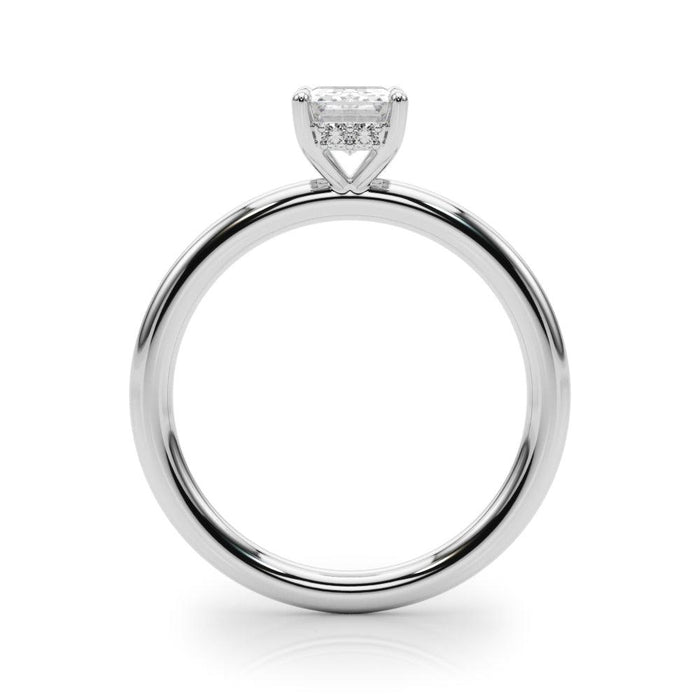 Vintage Elizabeth Emerald Engagement Ring 1.0 Ct IGI Certified - New World Diamonds - Ring