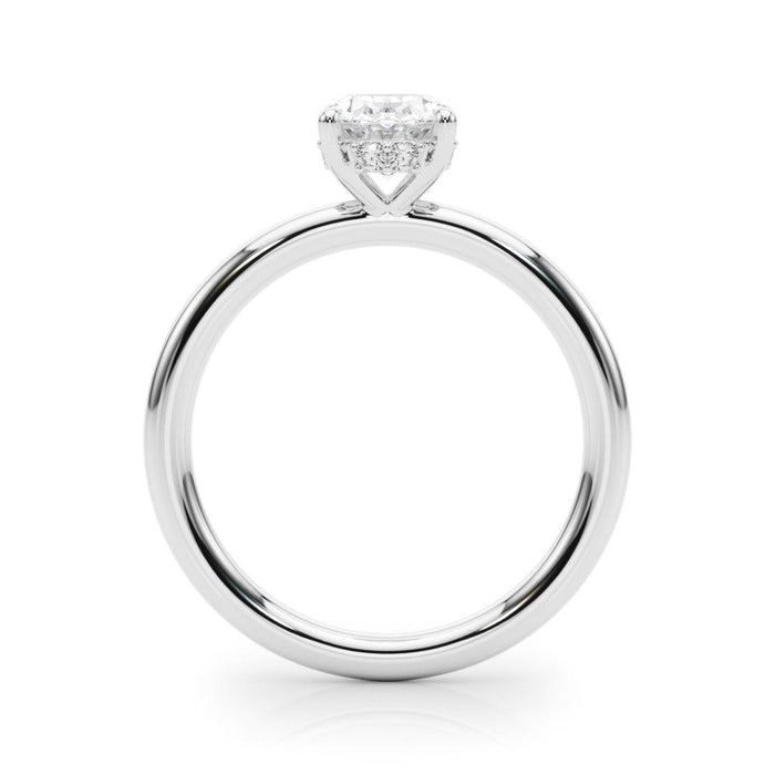 Vintage Olivia Oval Engagement Ring 1.0Ct IGI Certified - New World Diamonds - Ring