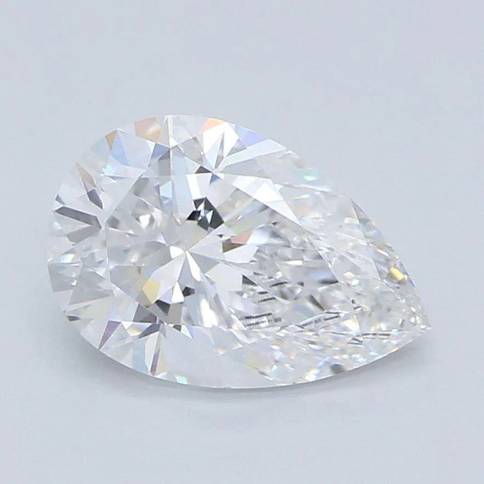 Loose 2.51 Carat F VS1 IGI Certified Lab Grown Pear Diamonds